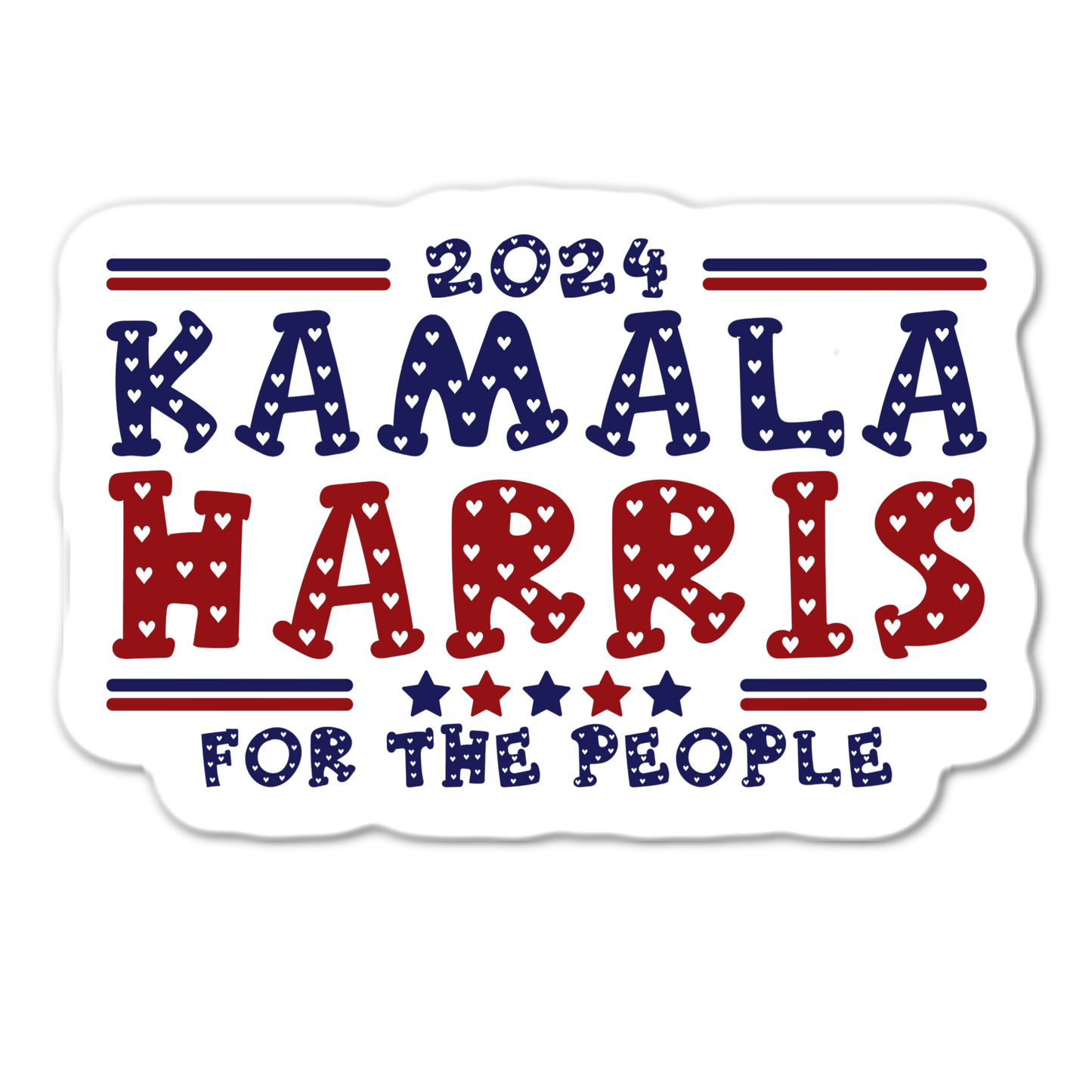 2024 Kamala Harris For The People sticker