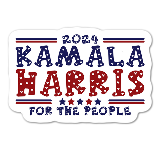 2024 Kamala Harris For The People sticker