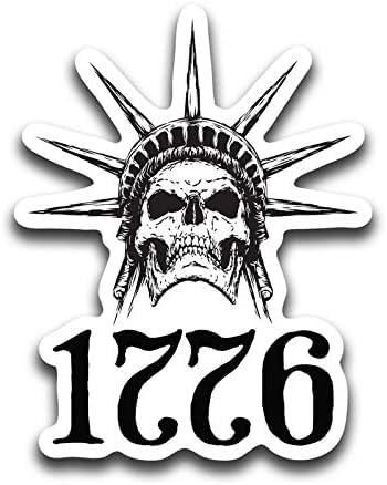 1776 4th of July Waterproof Sticker Laptop Decal