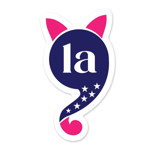 Cat comma la USA Kamala Harris Sticker