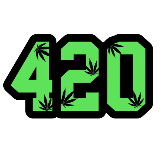 420 Waterproof Laminated Sticker