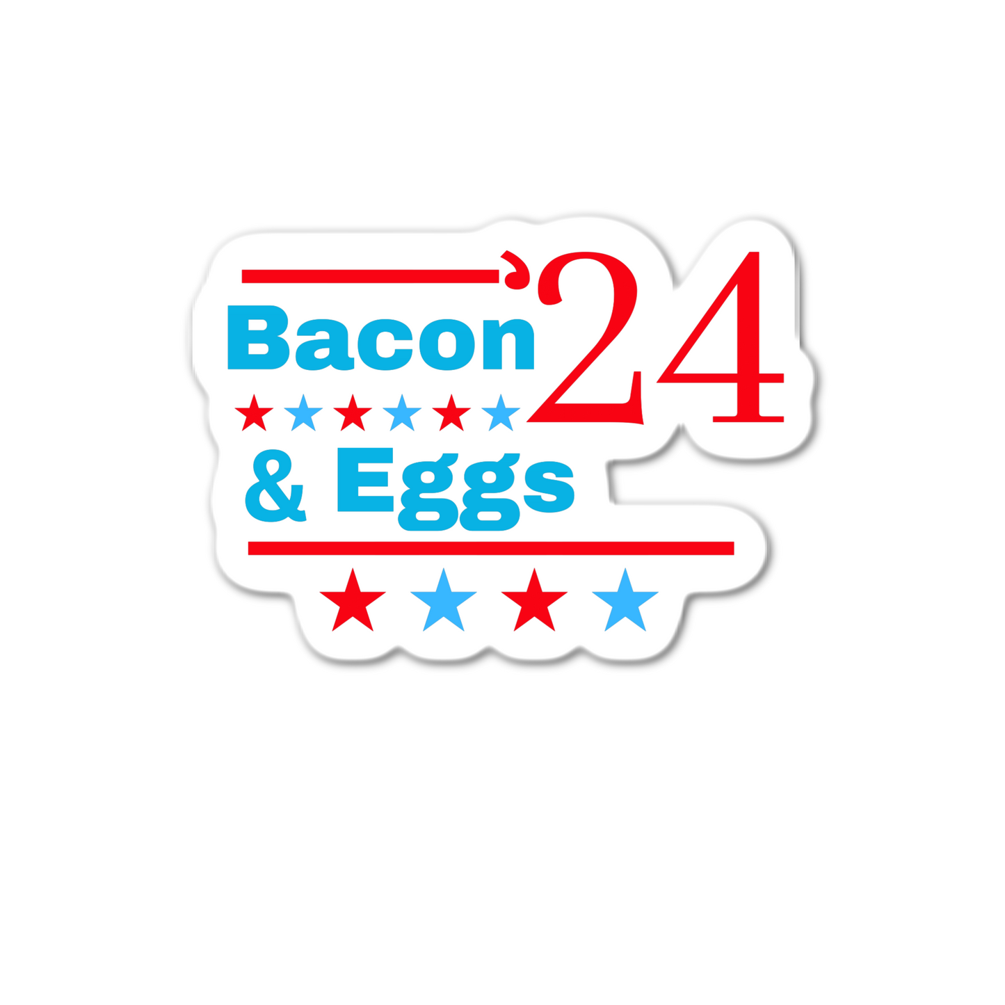Vote bacon and eggs 2024 Sticker
