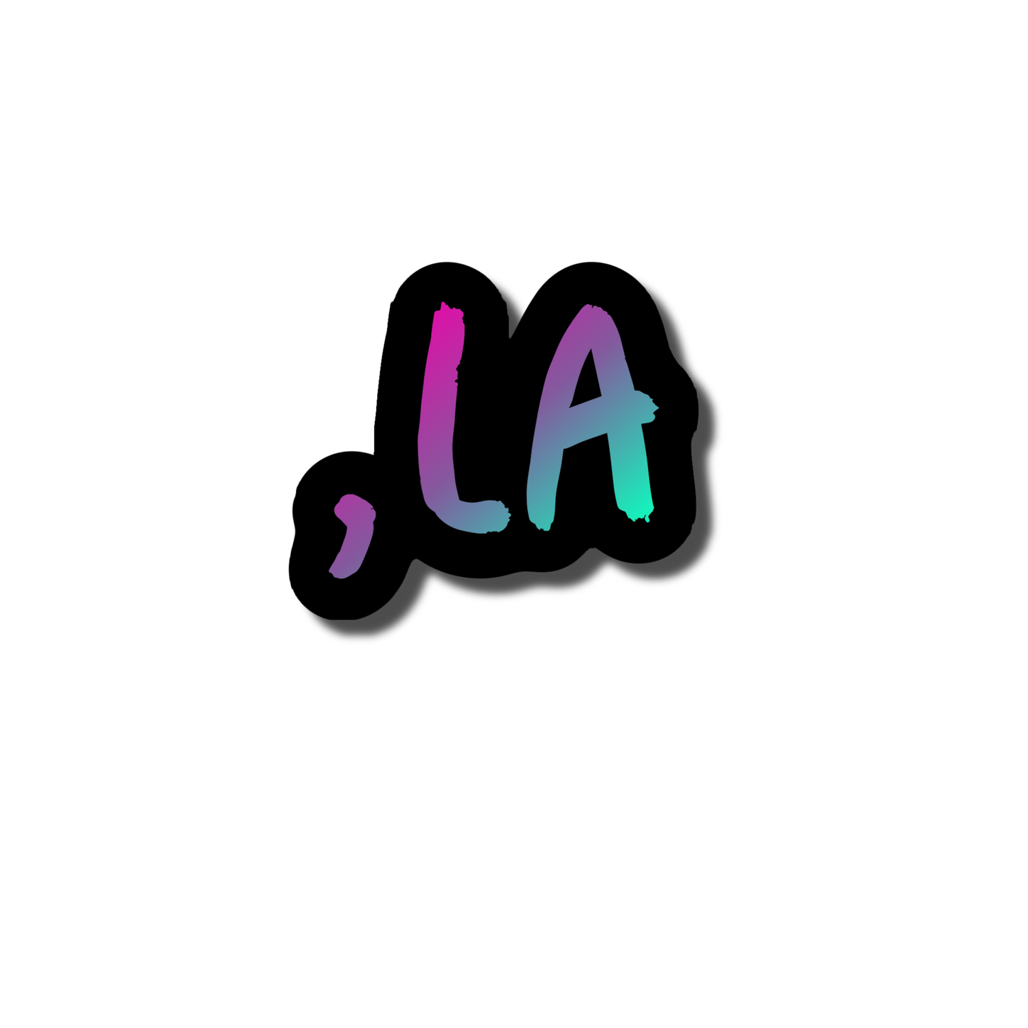 , la kamala teal purple kamala harris waterproof sticker